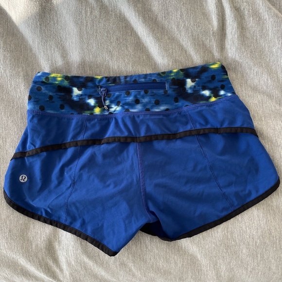 LuluLemon blue running shorts - Picture 2 of 2